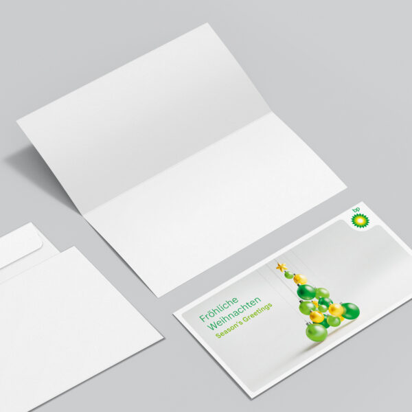 bp Weihnachtskarte ohne Grußtext